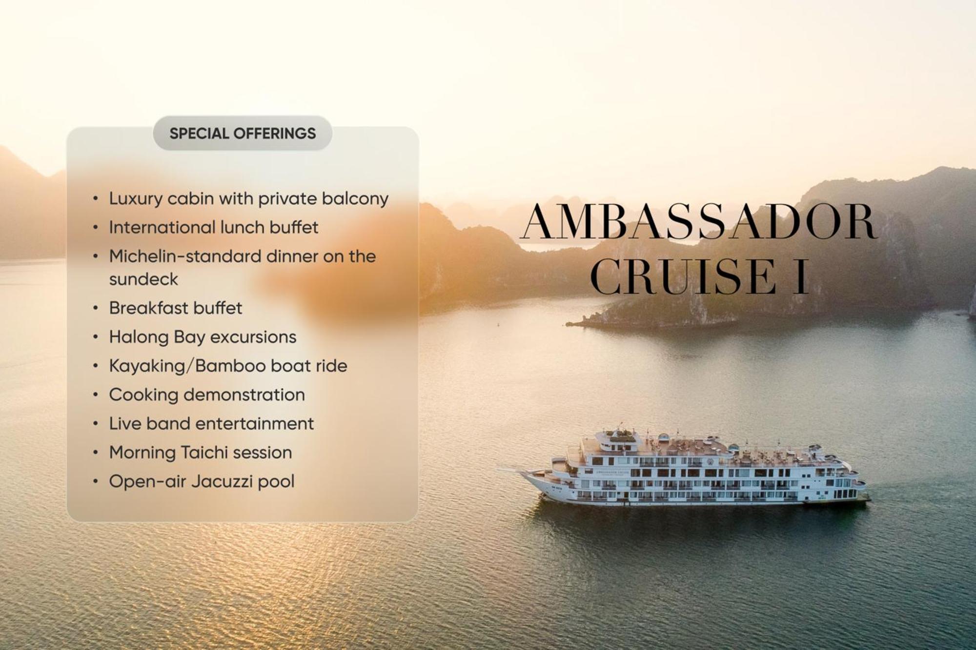 Ambassador Halong Cruise Ha Long Exterior foto